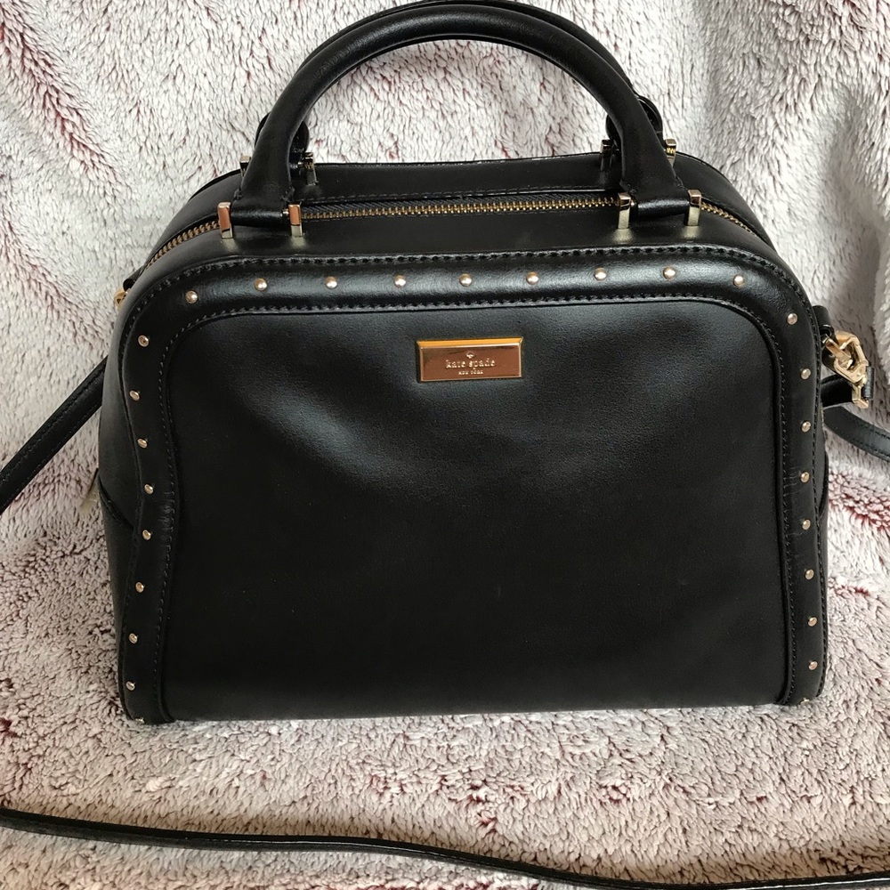 Kate Spade studded satchel handbag